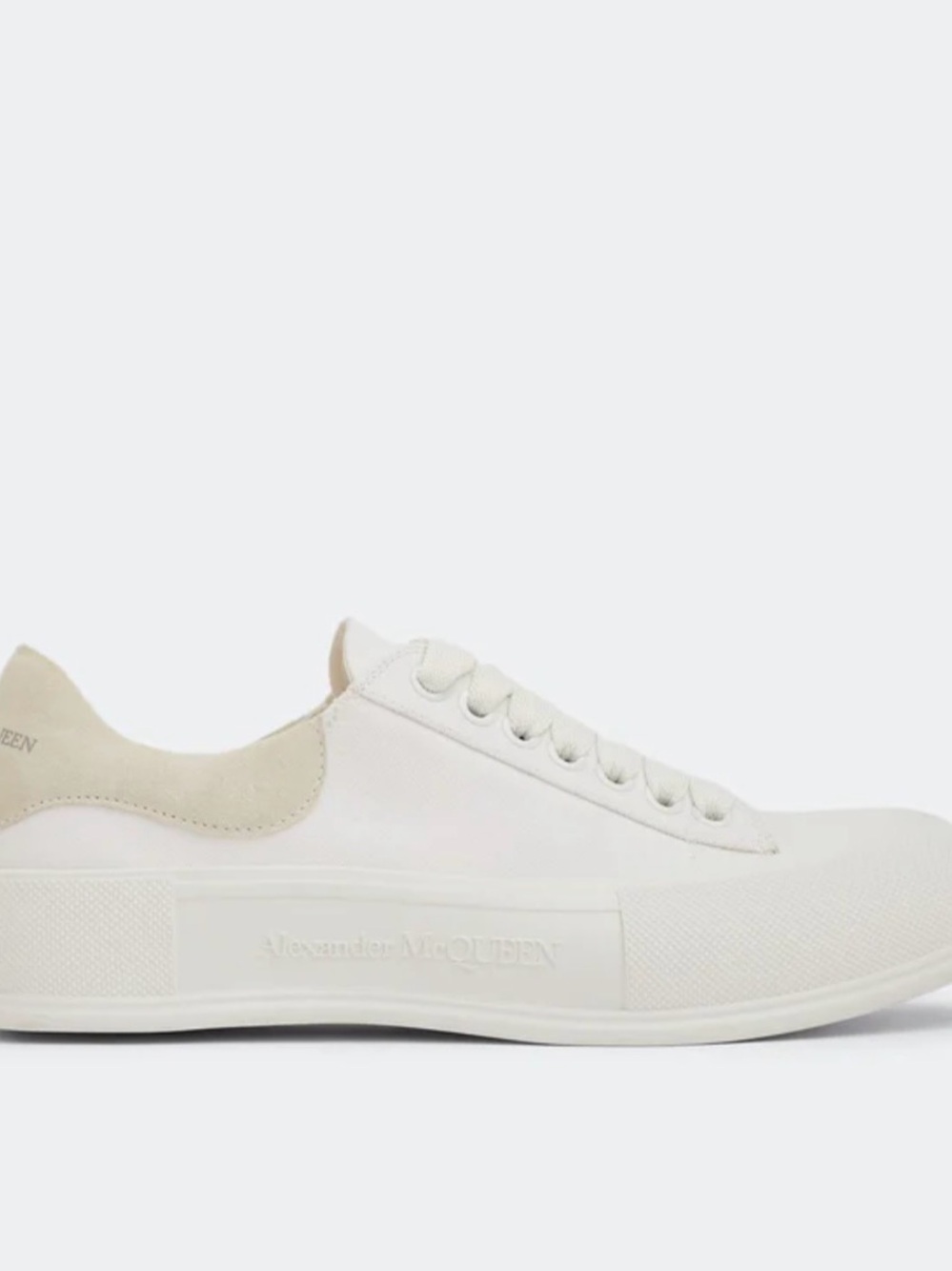 Alexander McQueen Deck Cavas Sneakers Size 7